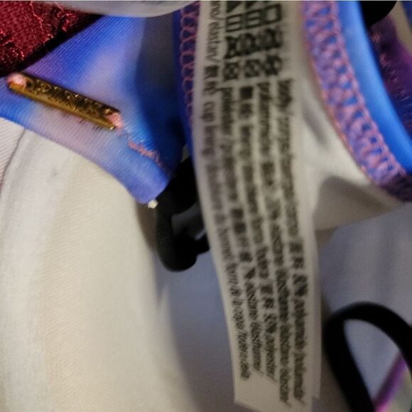 PINK VICTORIA SECRET COLORBLOCK TWO PIECE BIKINI SWIMSUITS - Picture 14 of 15